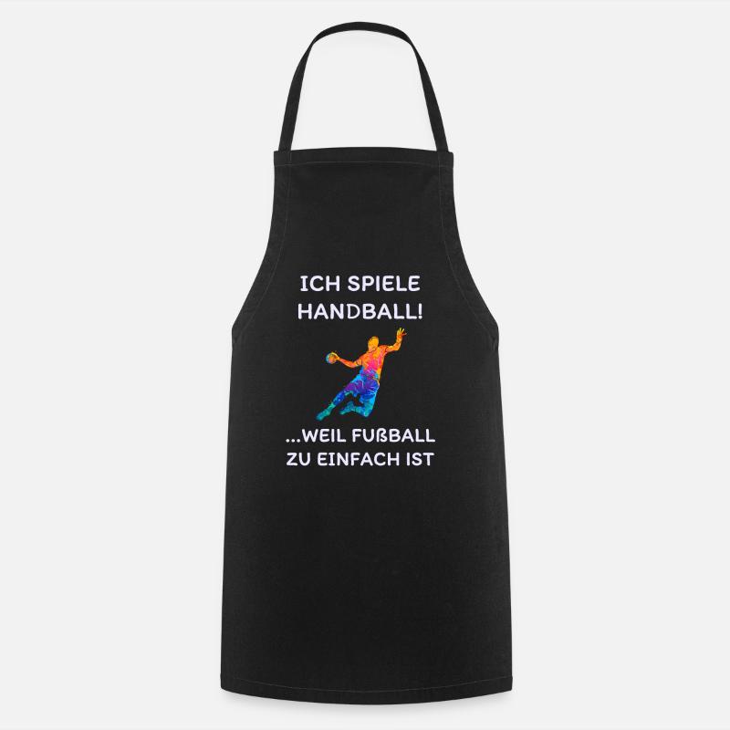 Handball Spruch - Kochschürze - Schwarz