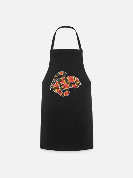Serpent reptile serpents serpent messieurs - Tablier de cuisine - noir