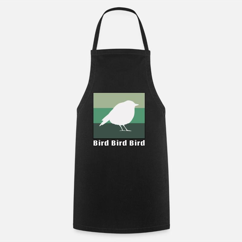 Oiseau oiseau oiseau - Tablier de cuisine - noir