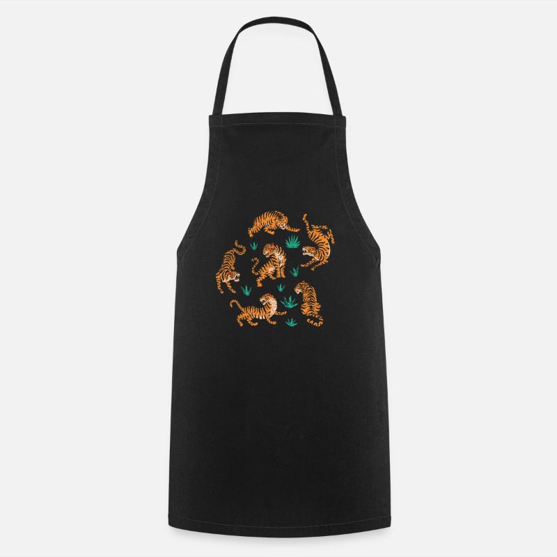 tiger - Cooking Apron - black