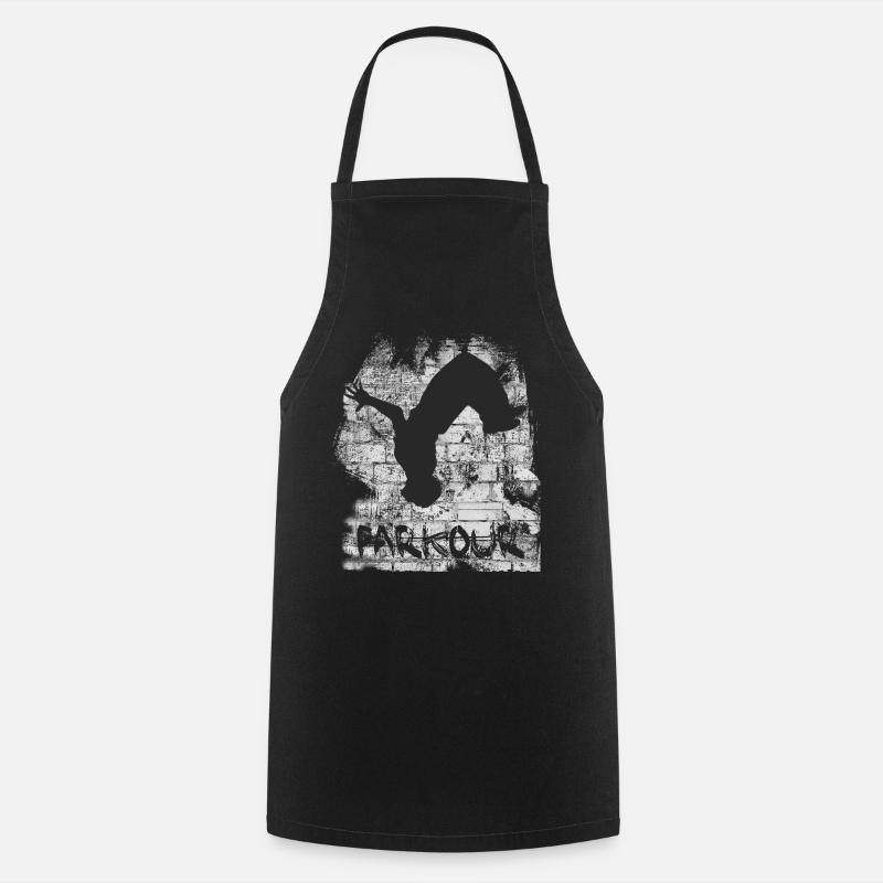 Parkour - Tablier de cuisine - noir