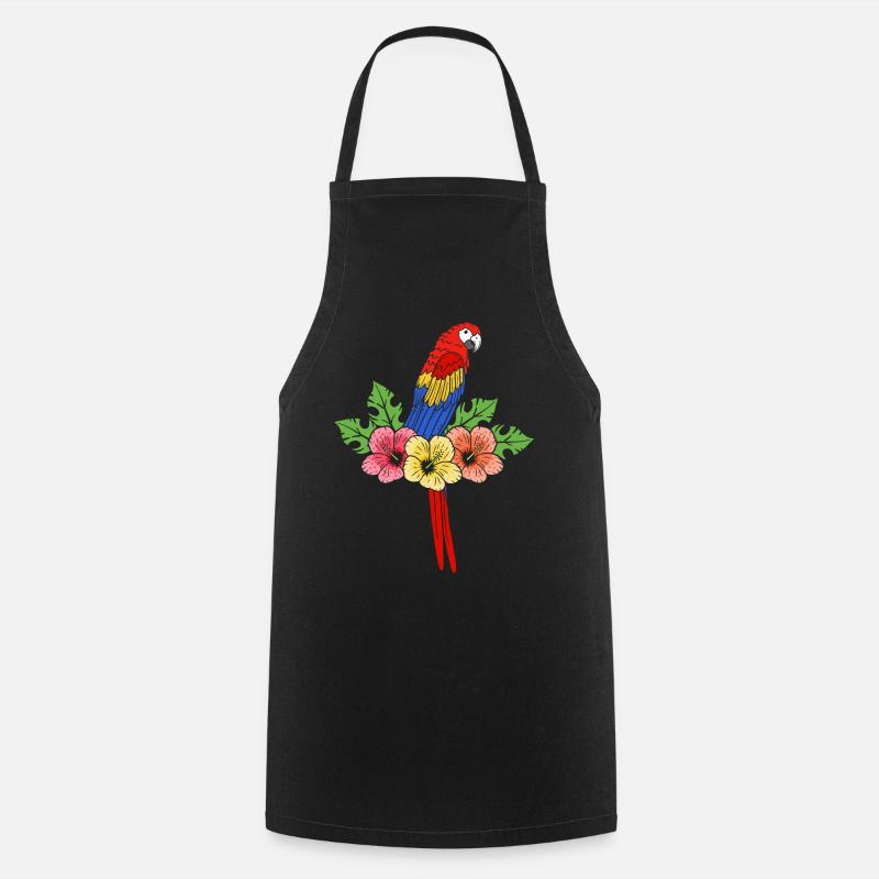 Perroquet - Tablier de cuisine - noir