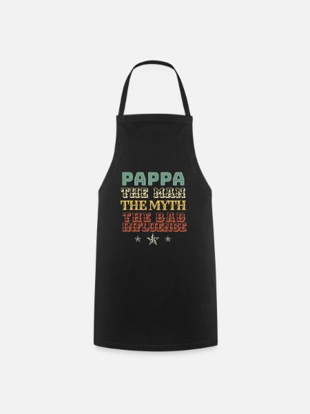 Soccer PAPPA - Kochschürze - Schwarz