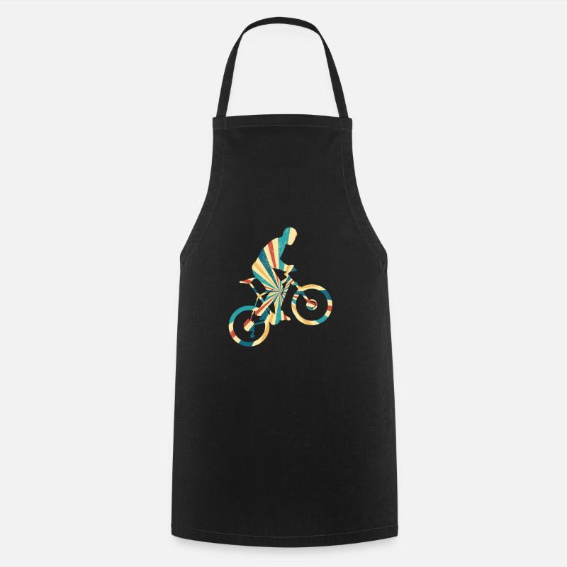 Vélo vintage - Tablier de cuisine - noir