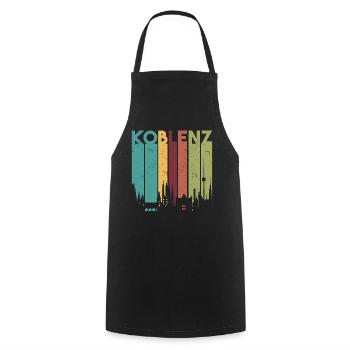Koblenz Vintage Koblenz Gift - Cooking Apron - black - Front - AI Model Male 185 dark (185cm)