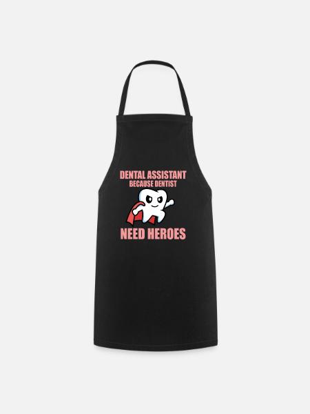 Assistante dentaire - Tablier de cuisine - noir