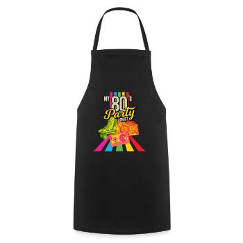 My 80's Party Shirt Retro Vaporwave 80's Gift - Cooking Apron - black - Front - AI Model Male 185 dark (185cm)
