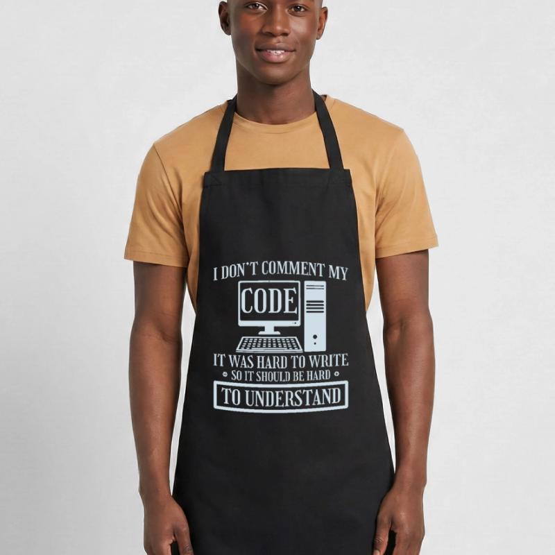 I Don't Comment Code Programmierer Coding Kochschürze