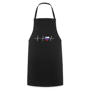 cadeau - Tablier de cuisine - noir - Devant - AI Model Male 185 dark (185cm)