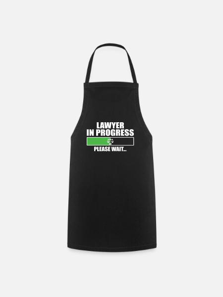 Étudiant en droit - Tablier de cuisine - noir