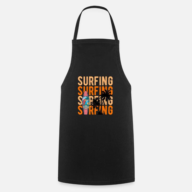 Surfing Surfing - Kochschürze - Schwarz