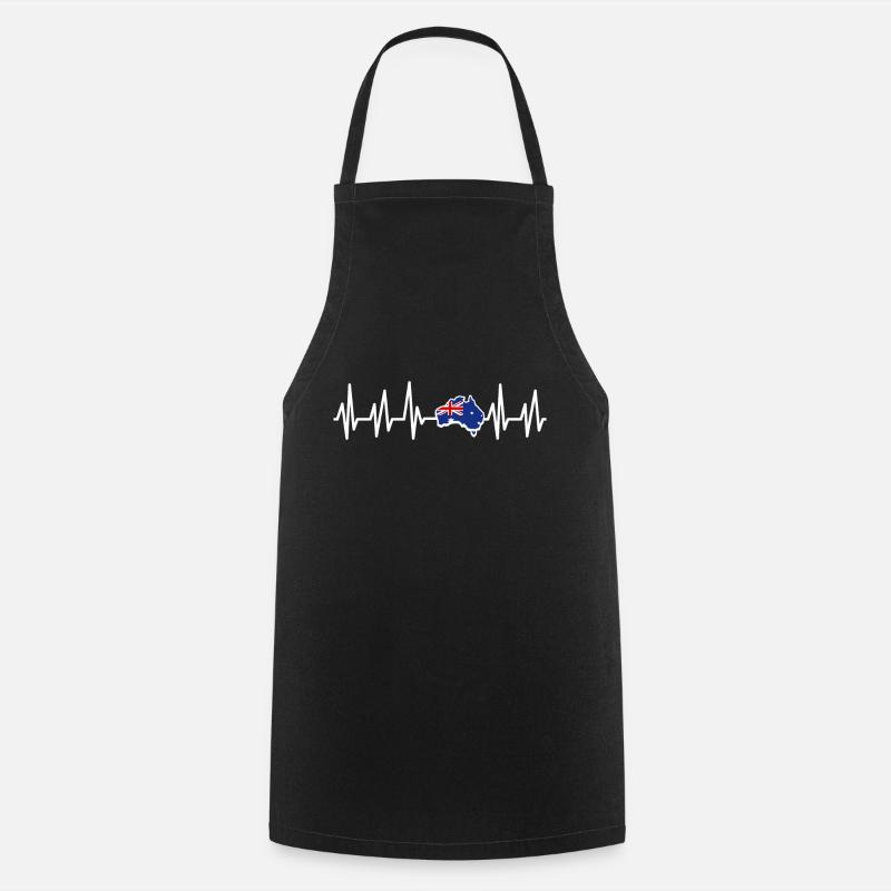 Australie - Tablier de cuisine - noir