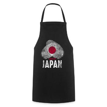 Made in Japan - Cooking Apron - black - Front - AI Model Male 185 dark (185cm)