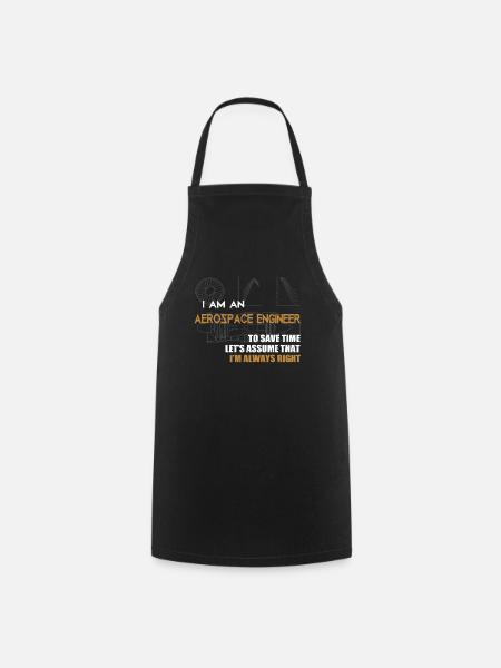 Aerospace engineer - Cooking Apron - black