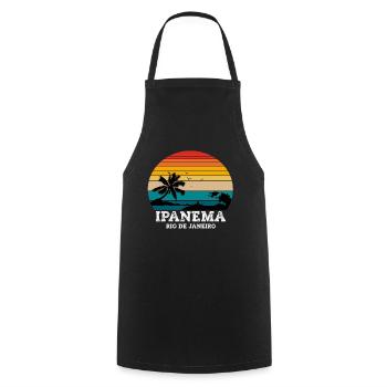 IPANEMA RIO DE JANEIRO - Kochschürze - Schwarz - Vorne - AI Model Male 185 dark (185cm)