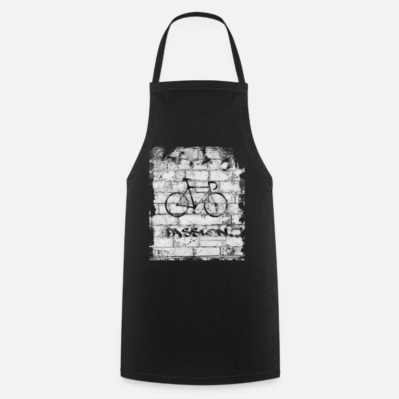 Bicyclette - Tablier de cuisine - noir