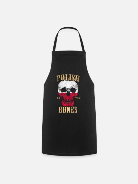 Polish to the bone - Cooking Apron - black