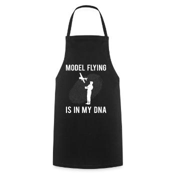 Model flight funny saying model builder gift - Cooking Apron - black - Front - AI Model Male 185 dark (185cm)