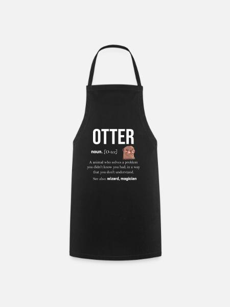 Otter - Cooking Apron - black