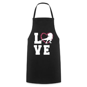 T Rex Tshirt For Women - Cooking Apron - black - Front - AI Model Male 185 dark (185cm)