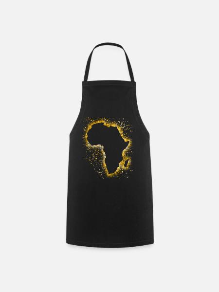 Afrika - Kochschürze - Schwarz