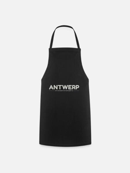Antwerp Antwerp Gps Coordinates - Cooking Apron - black