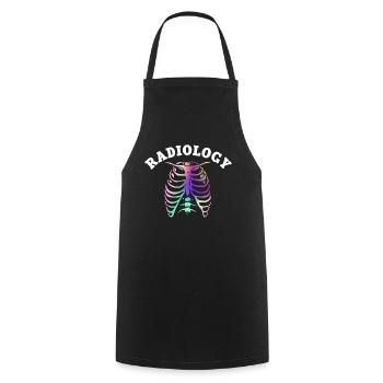 Radiology - Cooking Apron - black - Front - AI Model Male 185 dark (185cm)