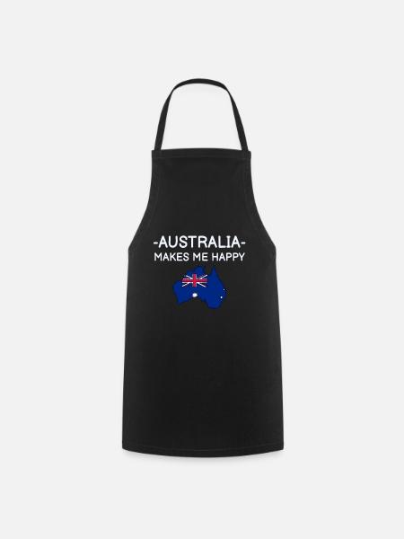Australia - Cooking Apron - black