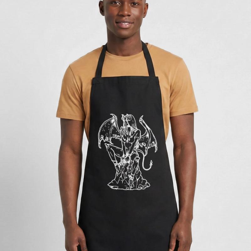 Demon Satan Devil Devil Hell Devil Woman Dark Cooking Apron