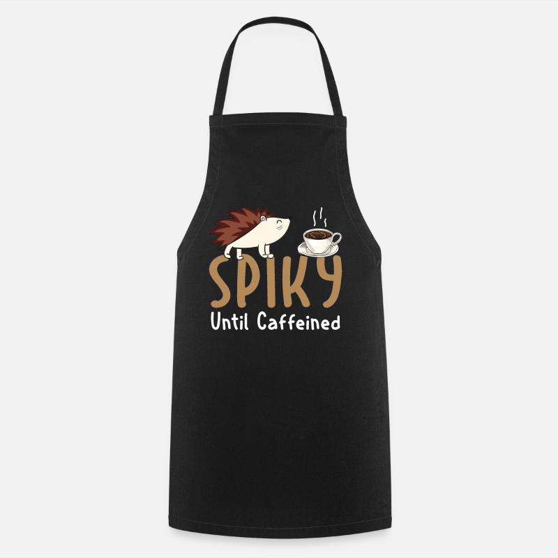 hedgehog - Cooking Apron - black