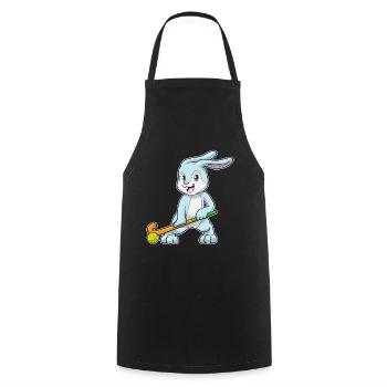 Crosse de hockey sur gazon Rabbit - Tablier de cuisine - noir - Devant - AI Model Male 185 dark (185cm)