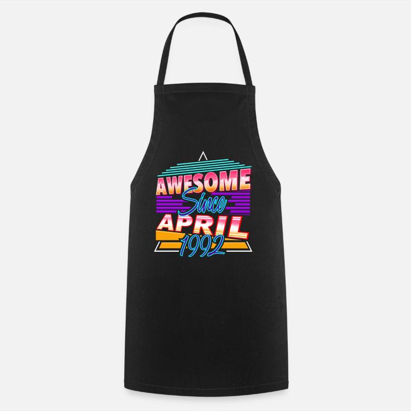 April 1992 - Kochschürze - Schwarz