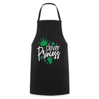 Shamrock Princess - St Patricks Day - Gift - Cooking Apron - black - Front - AI Model Male 185 dark (185cm)