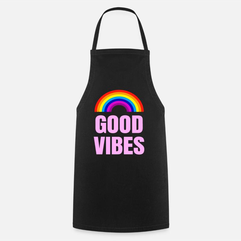 Good Vibes - Kochschürze - Schwarz