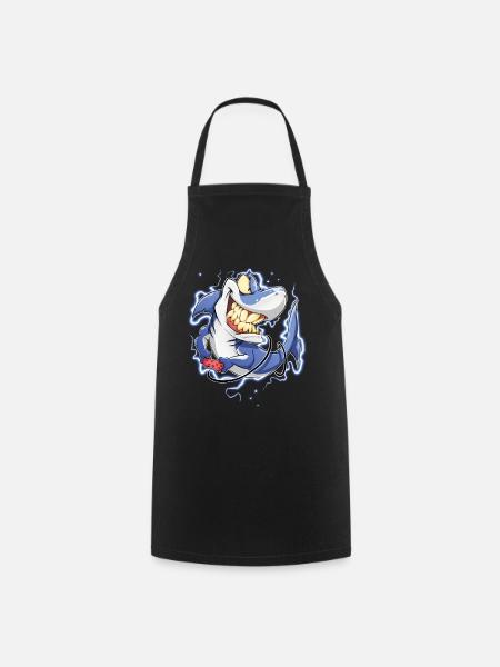 Shark - Cooking Apron - black
