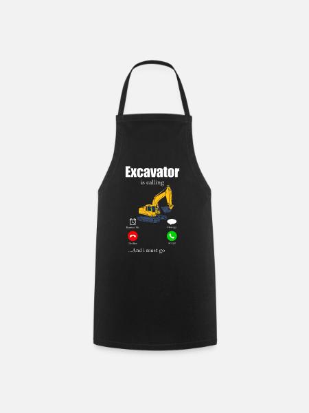 Bagger - Kochschürze - Schwarz