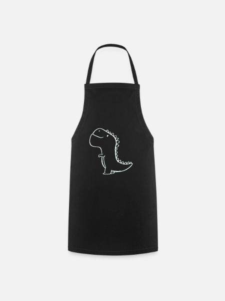mignon Dino - Tablier de cuisine - noir