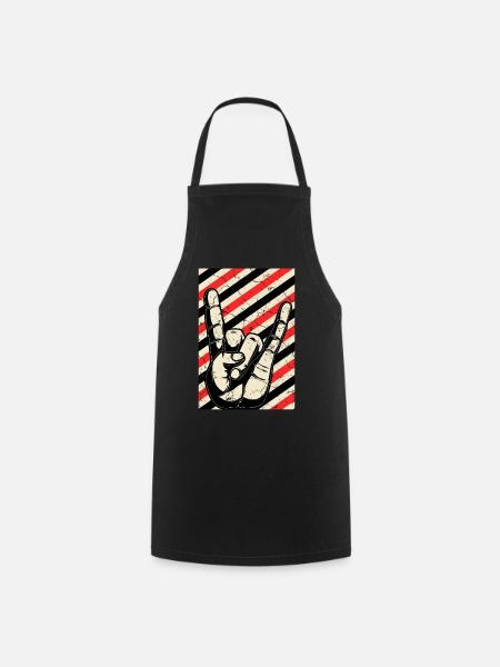Vintage Punkrock Punks Punk - Kochschürze - Schwarz