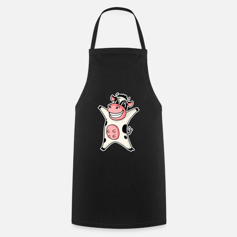 Vache - Tablier de cuisine - noir