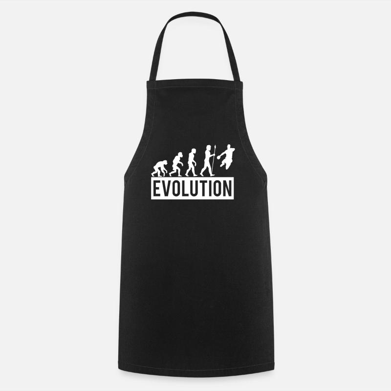 Handball Evolution Ballsport Handballer - Tablier de cuisine - noir
