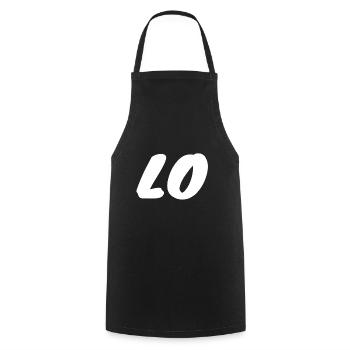 Pair team shirt - Cooking Apron - black - Front - AI Model Male 185 dark (185cm)