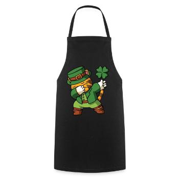 Saint Patricks Shenanigans St Patricks Day - Cooking Apron - black - Front - AI Model Male 185 dark (185cm)