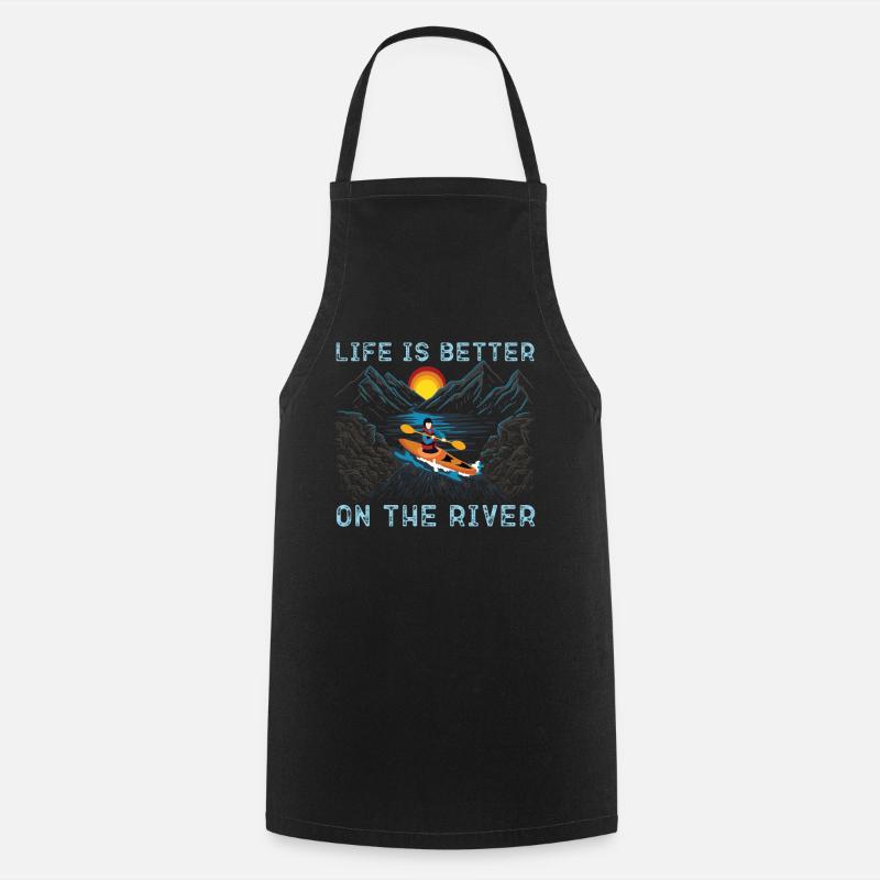 kayak - Cooking Apron - black