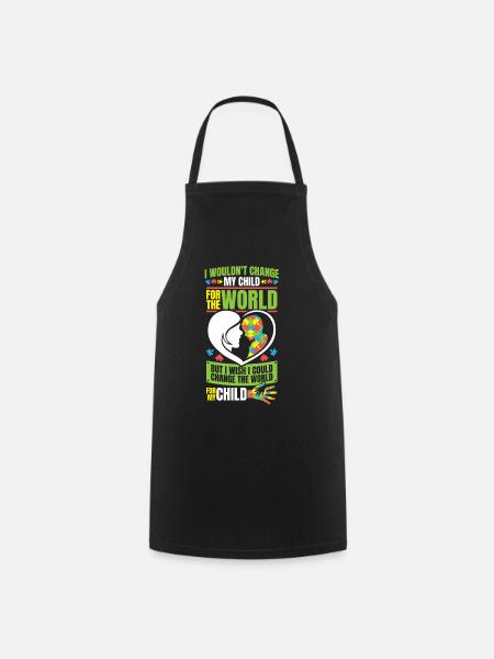 Autism Awareness - Cooking Apron - black