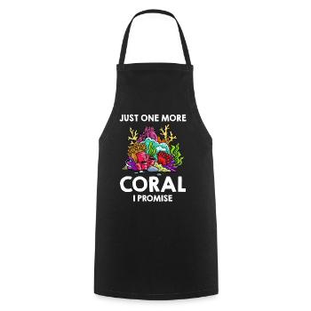 Corail Riff Aquarium Aquarist Doux Pierre Poisson - Tablier de cuisine - noir - Devant - AI Model Male 185 dark (185cm)