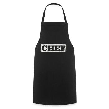 Chef Cook Hobby Chef - Cooking Apron - black - Front - AI Model Male 185 dark (185cm)