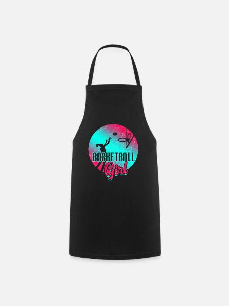 Basket-ball filles - Tablier de cuisine - noir