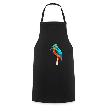 Kingfisher - Kochschürze - Schwarz - Vorne - AI Model Male 185 dark (185cm)