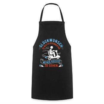 Seniorenmobil Altenheim Senioren Spruch Cooler Opa - Kochschürze - Schwarz - Vorne - AI Model Male 185 dark (185cm)