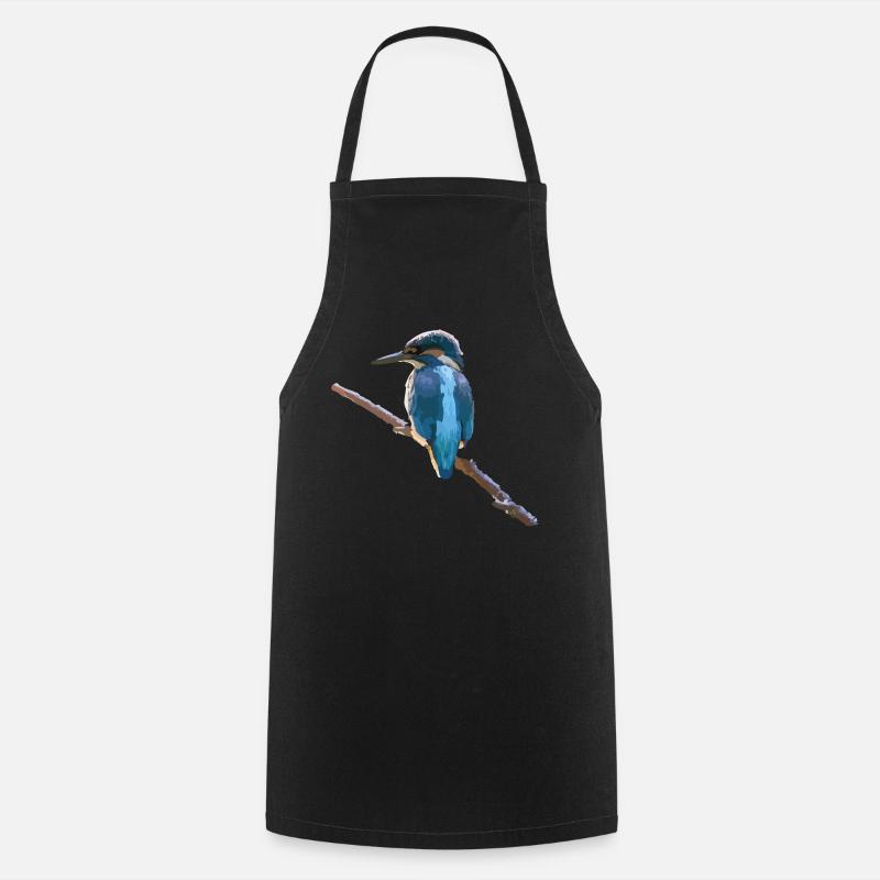 Eisvogel - Kochschürze - Schwarz